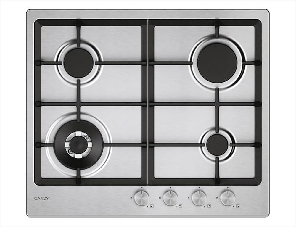 Immagine del prodotto CANDY - Piano cottura gas CHG6BF4WTX 59,5 cm-Acciaio inox