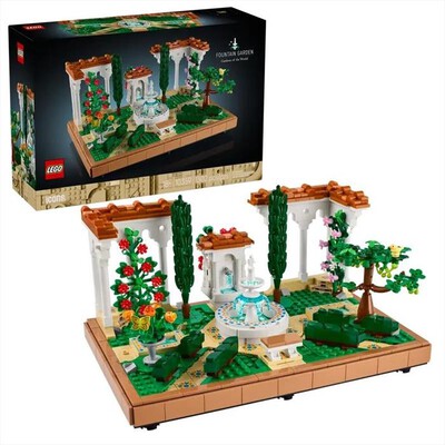 LEGO - ICONS Il giardino della fontana - 10359-Multicolore