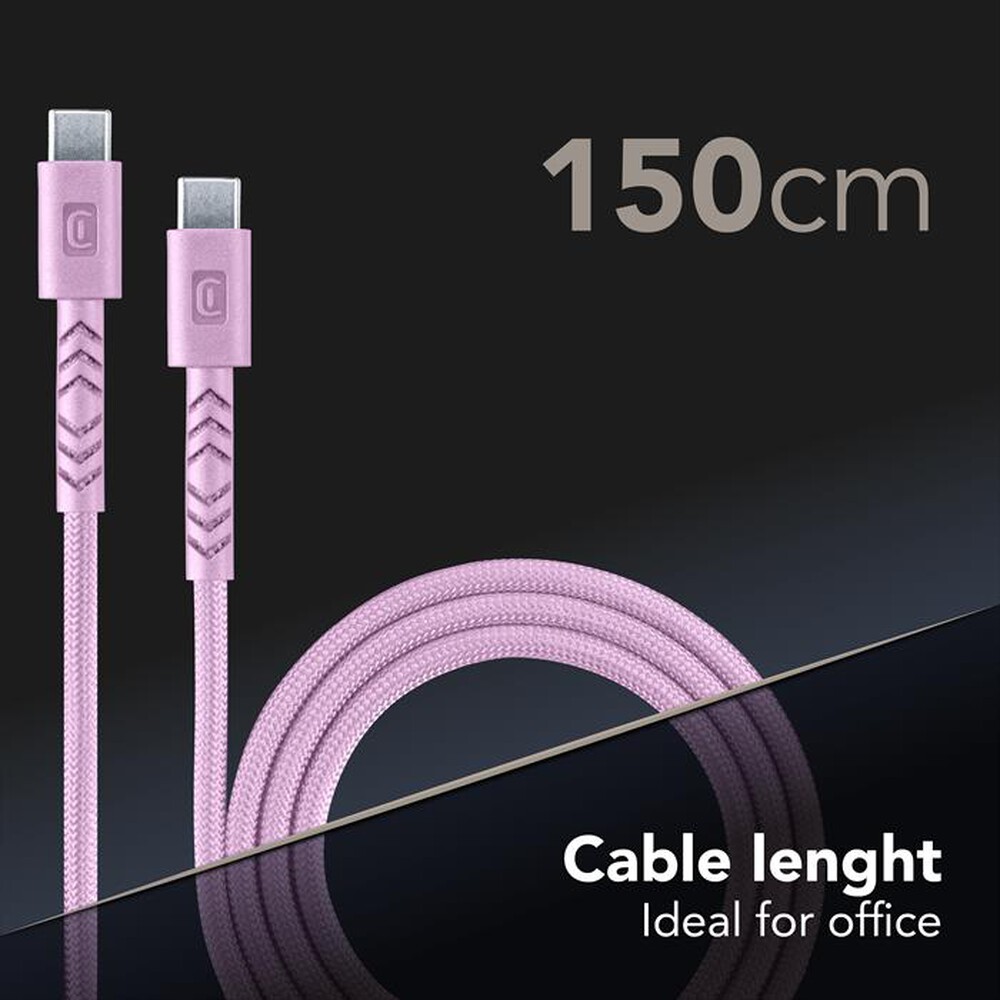 Immagine del prodotto CELLULARLINE - CAVO FLEXY 150CM 100W USB C TO USB C-Rosa