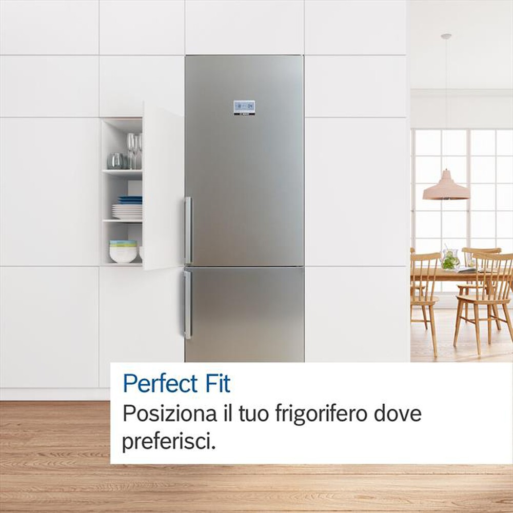 "BOSCH - Frigorifero combinato KGN497WDF Classe D 440 lt-Bianco"