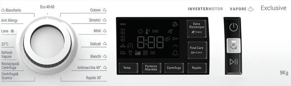 "HOTPOINT ARISTON - Lavatrice EU NR329G WW IT N 9 Kg Classe D"