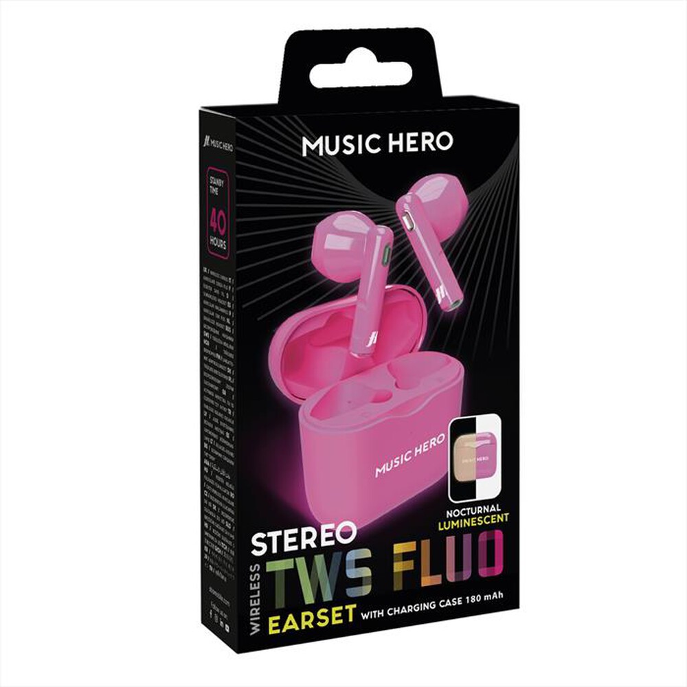 "SBS - Auricolare bluetooth MHTWSFLUOG"