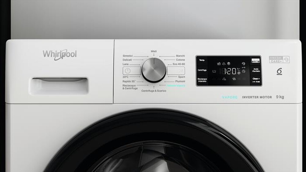 "WHIRLPOOL - Lavatrice FRESHCARE FFB D95 BV IT 9 Kg Classe B-Bianco"