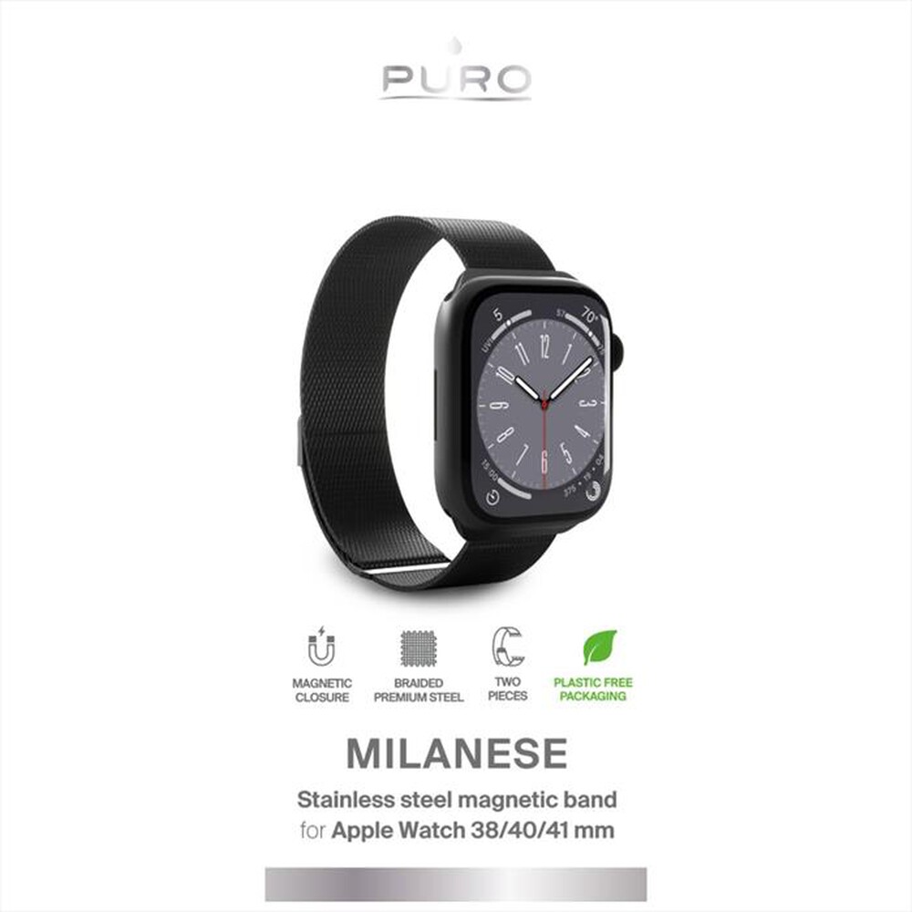 Immagine del prodotto PURO - Cinturino PUMILAW40BLK per Apple Watch 38-40-41mm-Nero