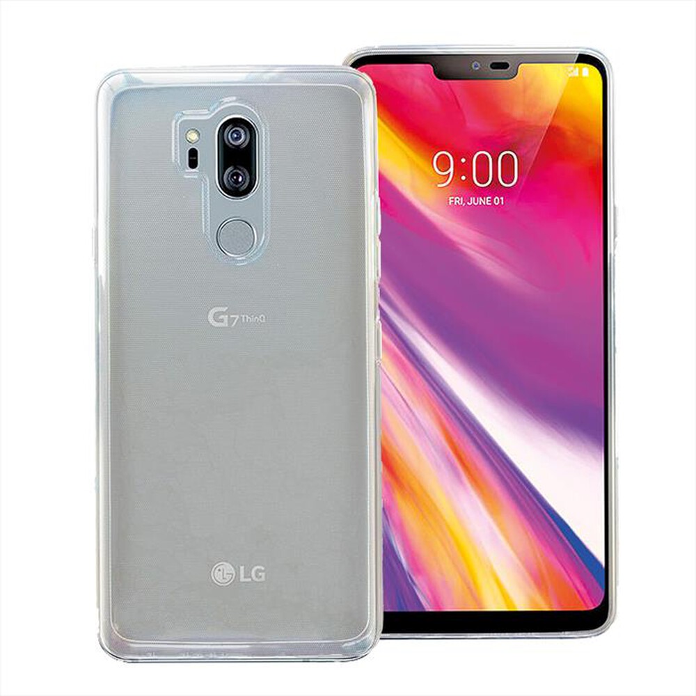 "PHONIX - LGG7GPW Cover GEL LG G7-Bianco traslucido"