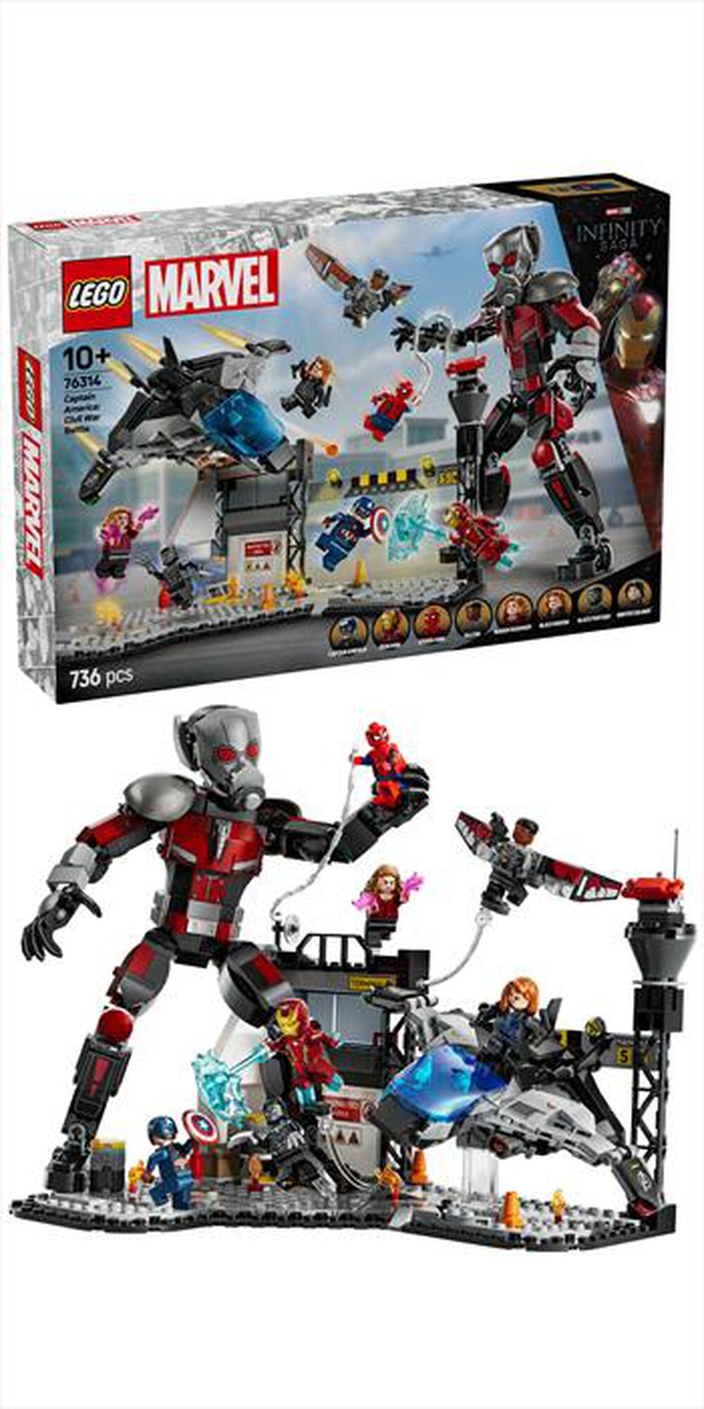 Immagine del prodotto LEGO - SUPER HEROES Captain America: Civil War 76314