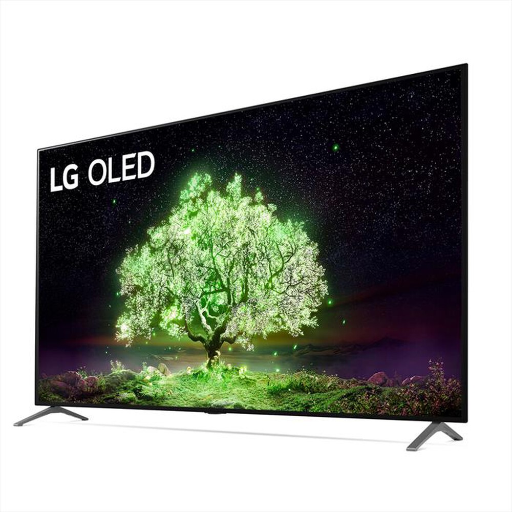 "LG - Smart TV OLED 4K 77\" OLED77A16LA-Moonstone Blue"