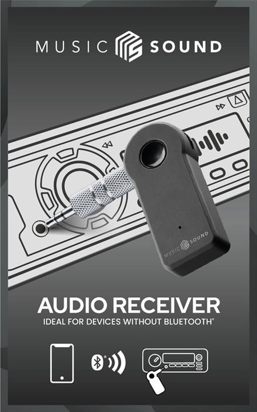 Immagine del prodotto CELLULARLINE - Ricevitore audio bluetooth BTAUDIORECEIVERMSK