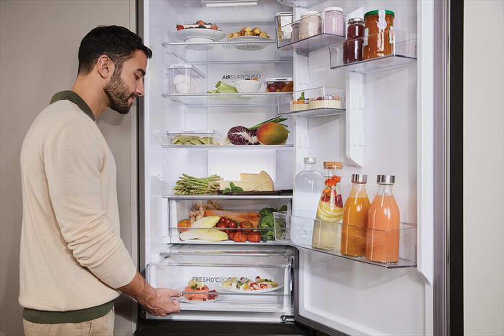 Immagine del prodotto HAIER - Frigorifero Combinato 414L HTR3620CNMG Classe C-Argento