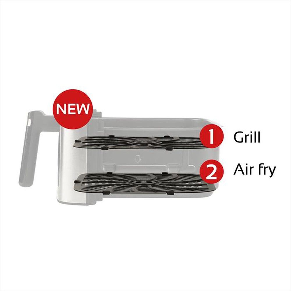 Immagine del prodotto G3FERRARI - Friggitrice ad aria G10207-Nero / Argento