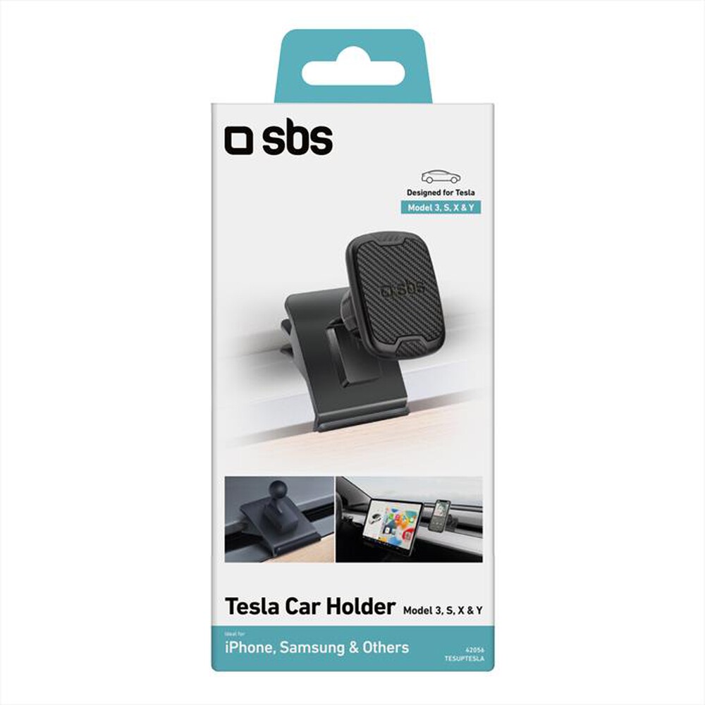"SBS - Supporto auto dedicato Tesla TESUPTESLA-Nero"