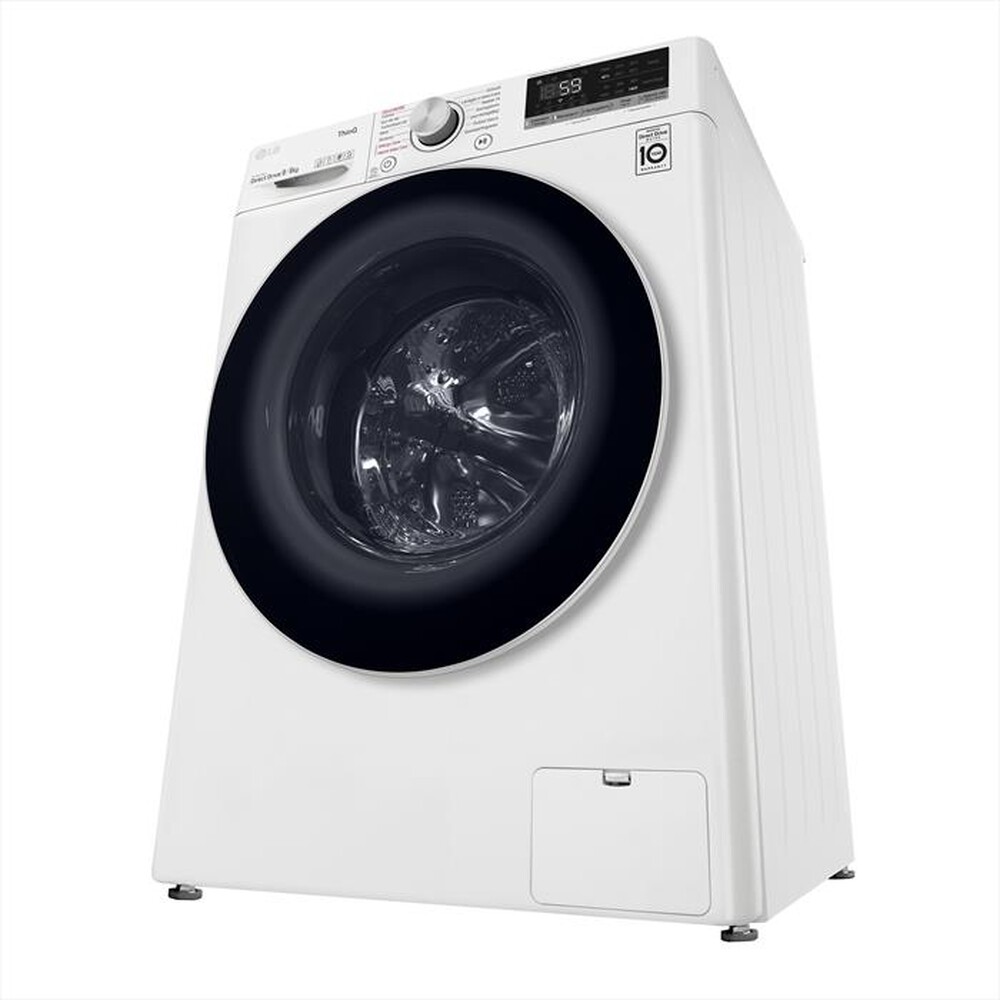 "LG - Lavasciuga F4DV509H0E 9/6 Kg Classe B-White"