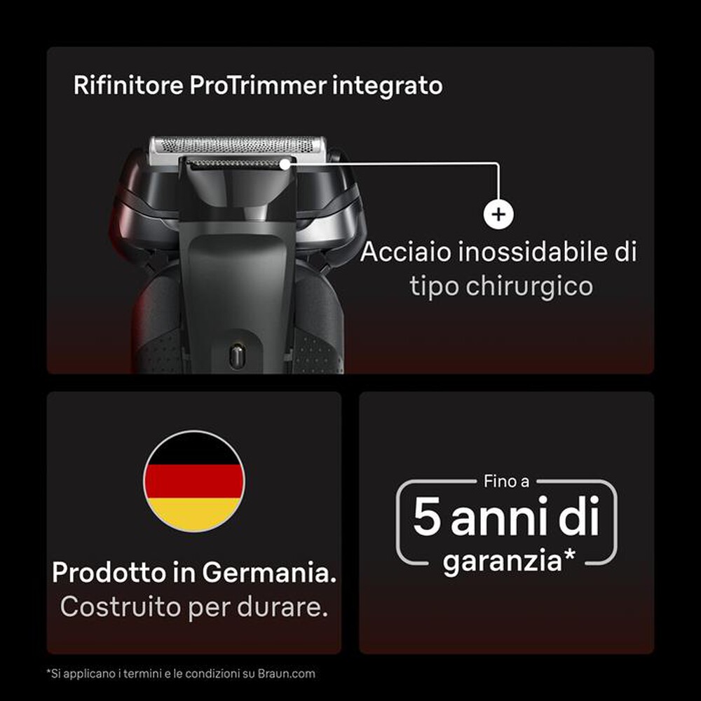 Immagine del prodotto BRAUN - Rasoio SHAVER 9110S-NERO