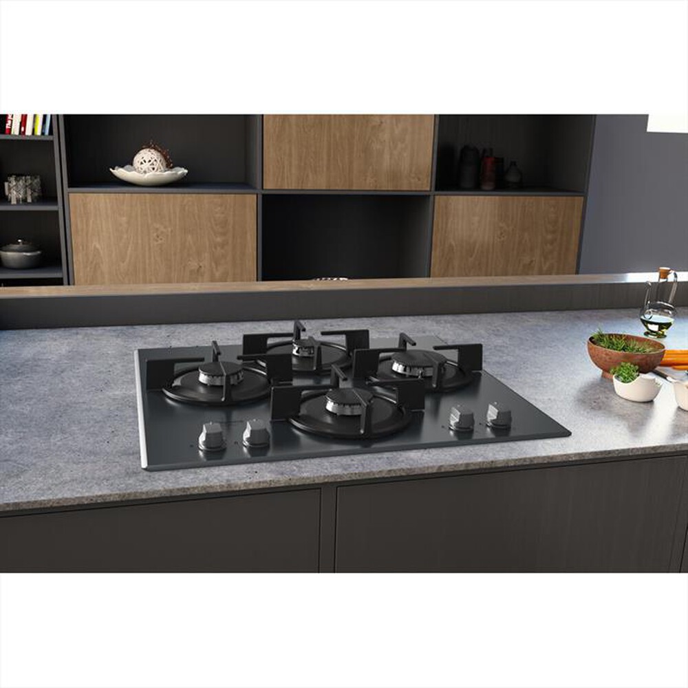 Immagine del prodotto HOTPOINT ARISTON - Piano cottura a gas HAGD 61S/SL 4 fuochi 59,6cm-Argento