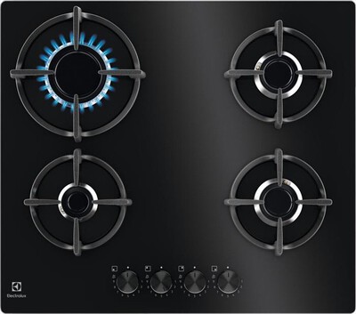 ELECTROLUX - Piano cottura a gas EGG64272K 4 fuochi-Nero