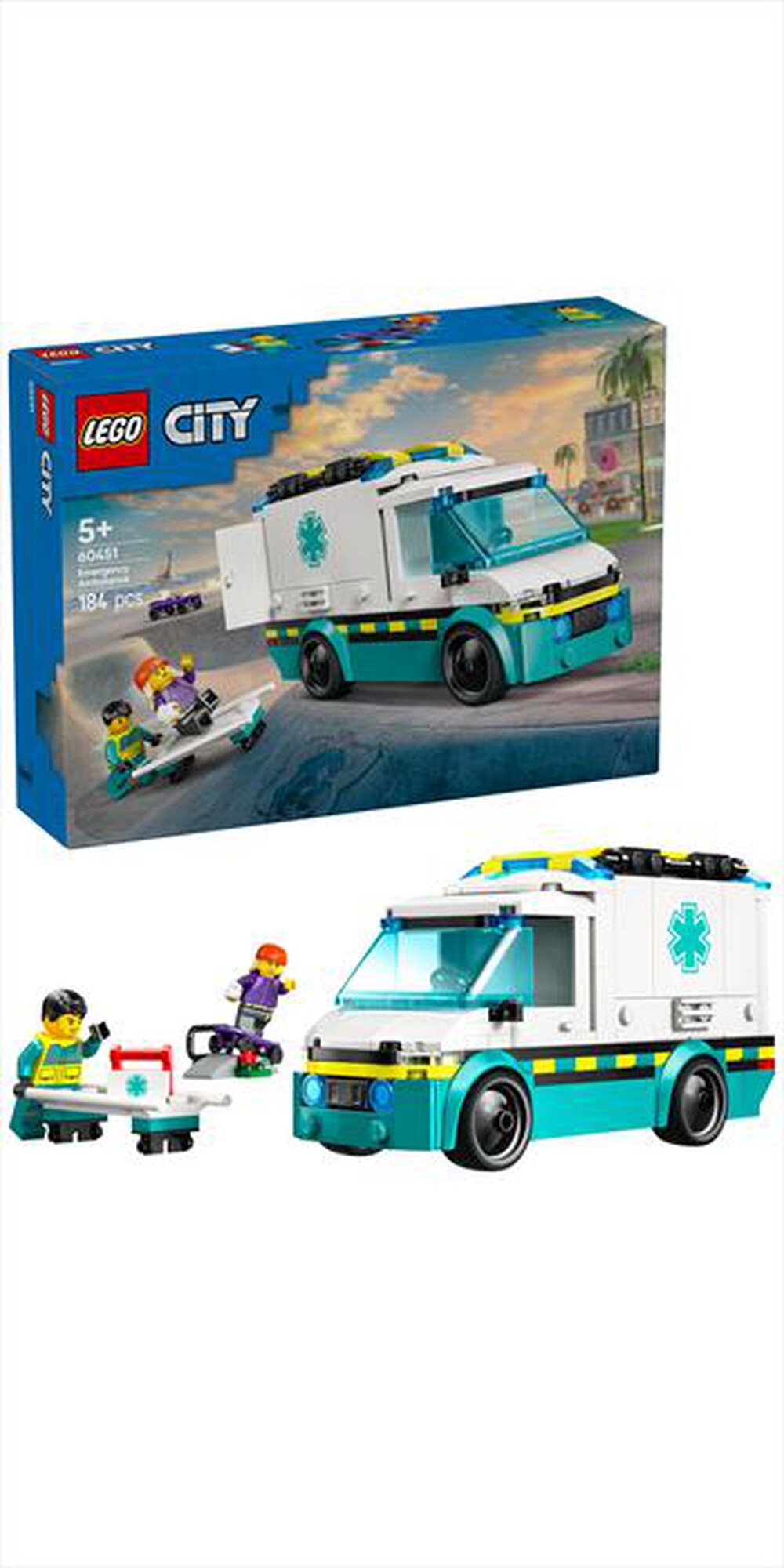 Immagine del prodotto LEGO - CITY GREAT VEHICLES Ambulanza di emergenza 60451