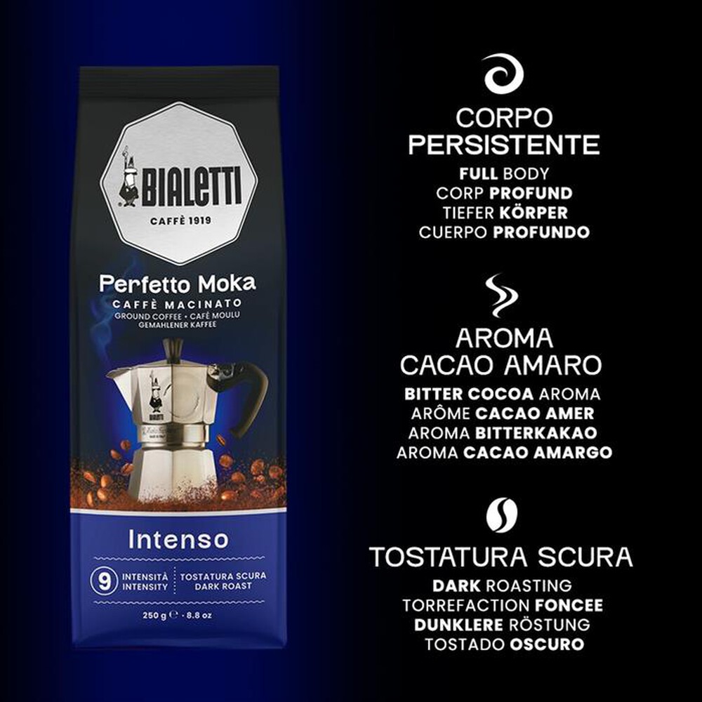 Immagine del prodotto BIALETTI - PERFETTO MOKA INTENSO BIA 250G-Blu