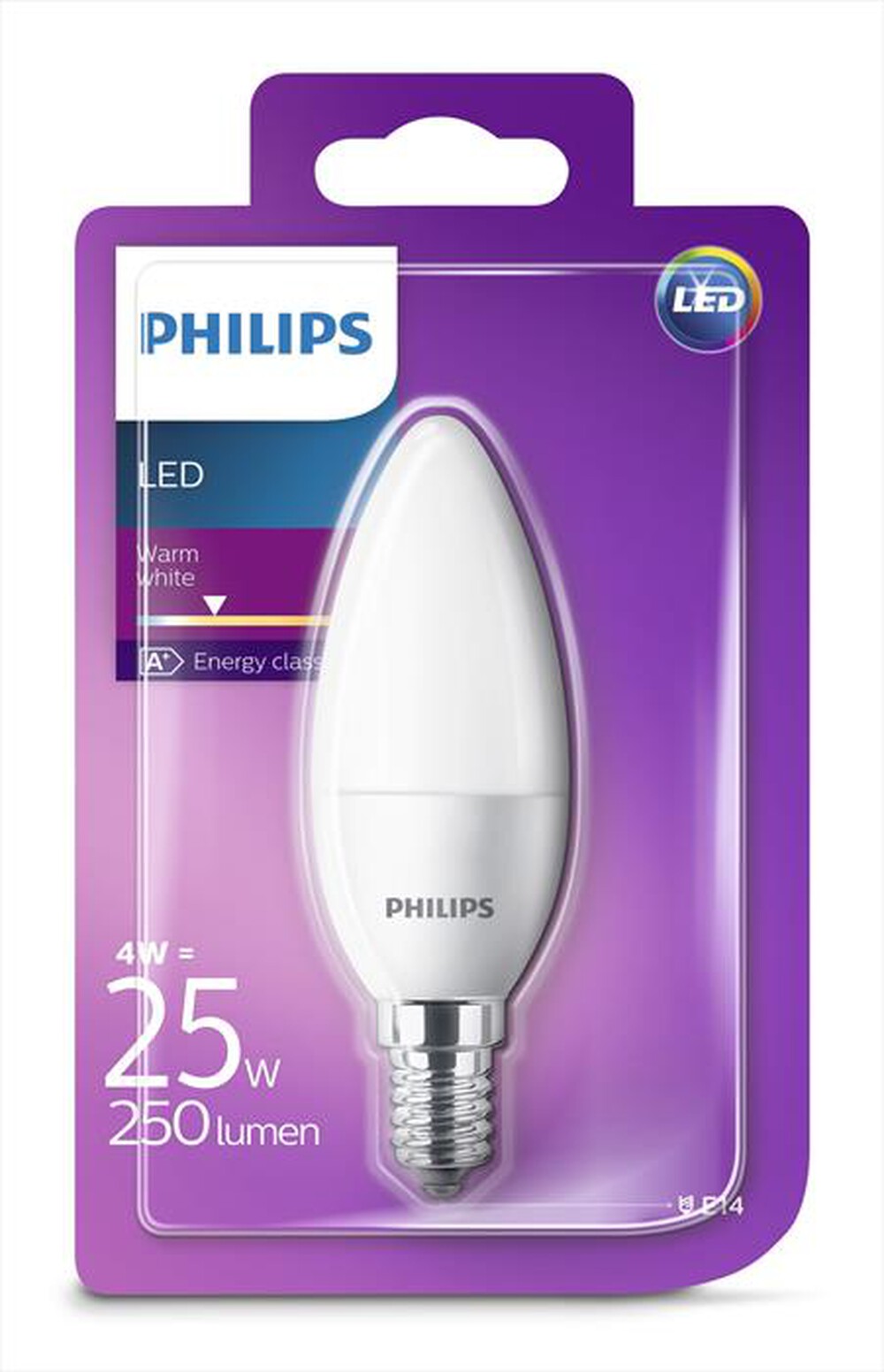 Immagine del prodotto PHILIPS - LEDOL25SM 4W E14-Luce bianca calda