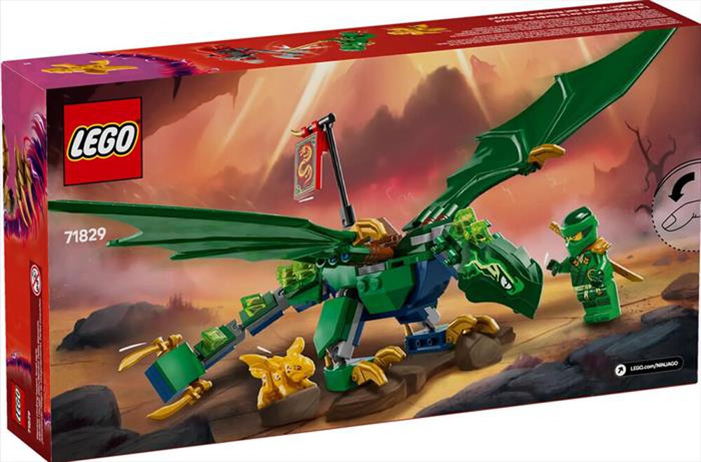 "LEGO - NINJAGO Drago della foresta verde di Lloyd - 71829-Multicolore"