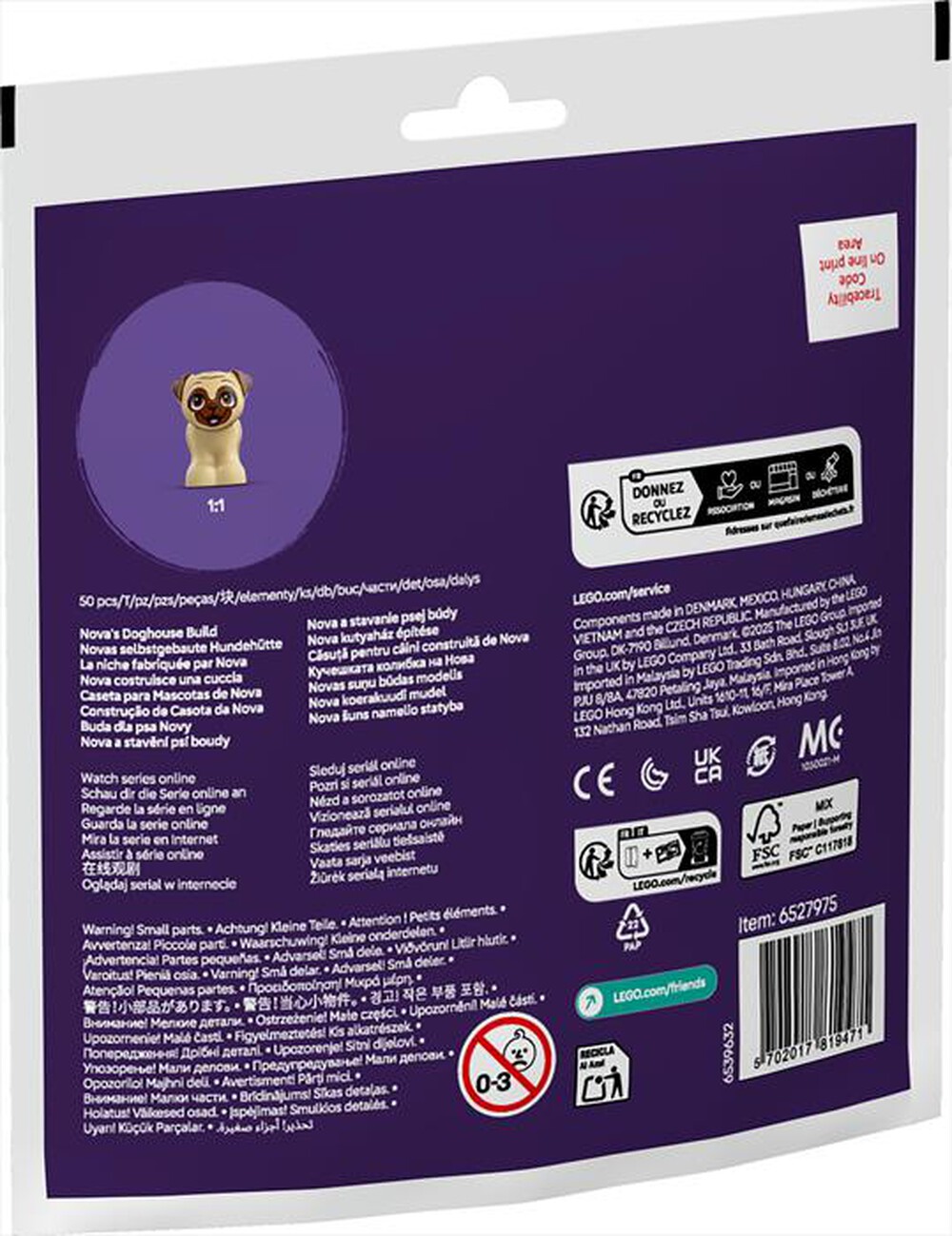 Immagine del prodotto LEGO - RECRUITMENT BAGS Nova costruisce una cuccia 30697