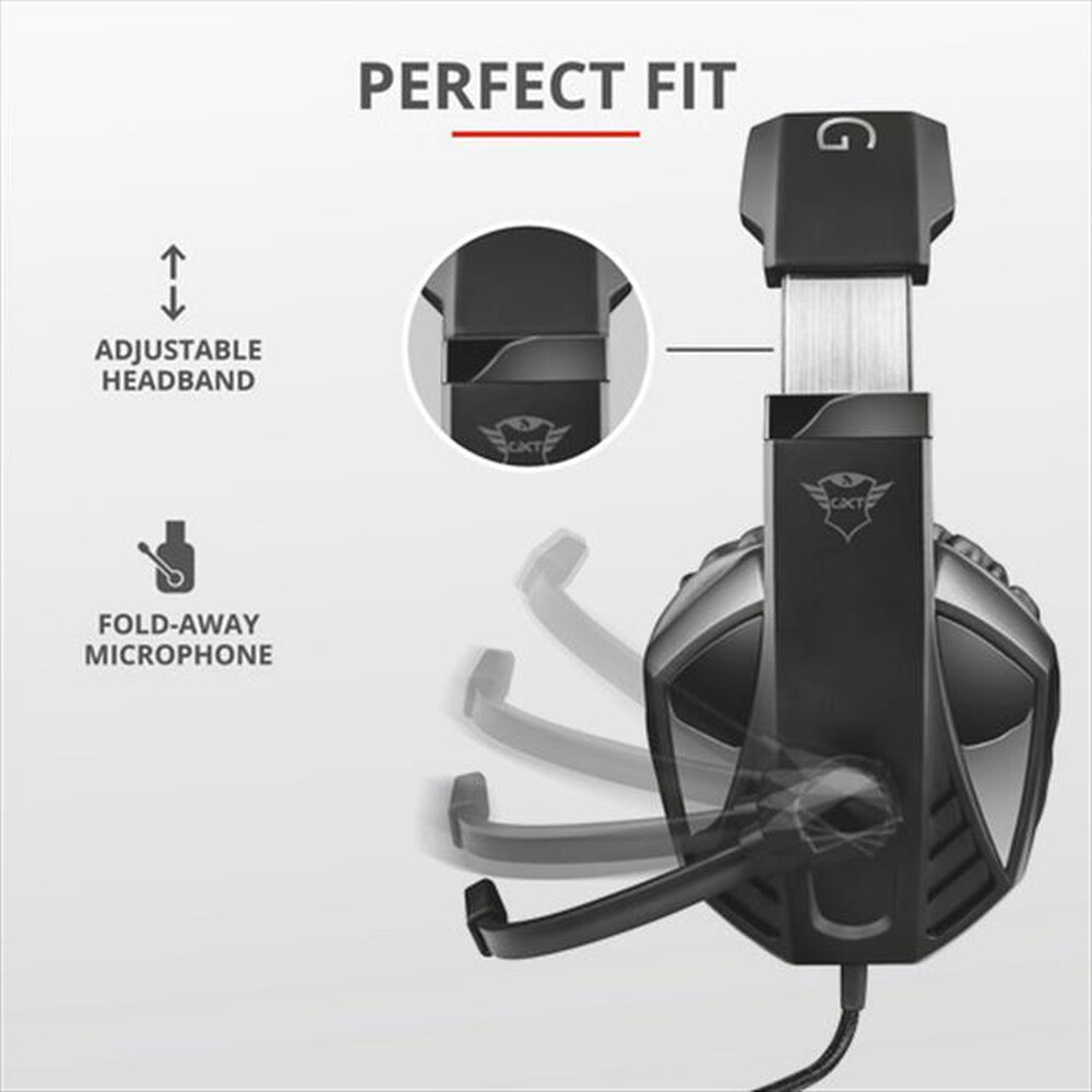 "TRUST - GXT412 CELAZ HEADSET-Black"