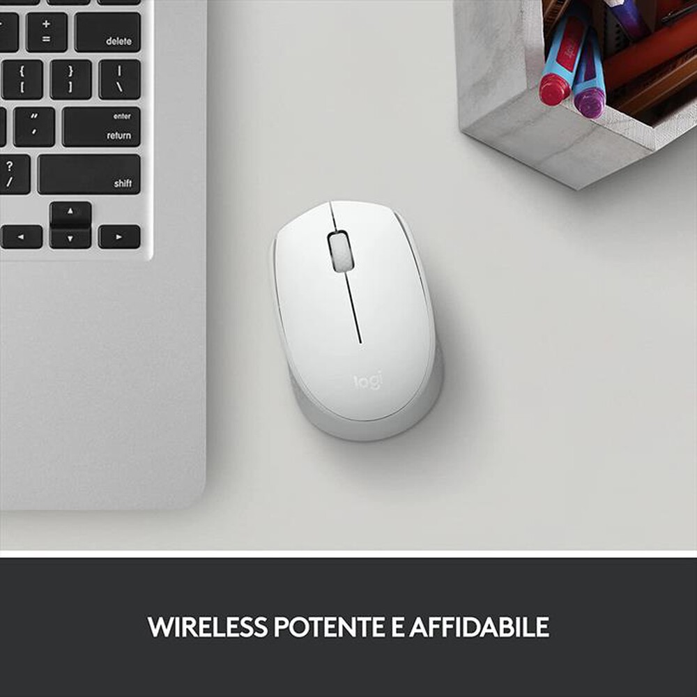 "LOGITECH - M171 Wireless Mouse-Bianco"