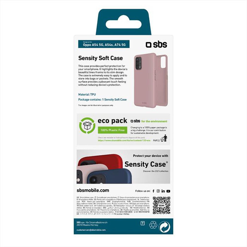 Immagine del prodotto SBS - TESENSCOVOPA54SLP-Lazy Pink