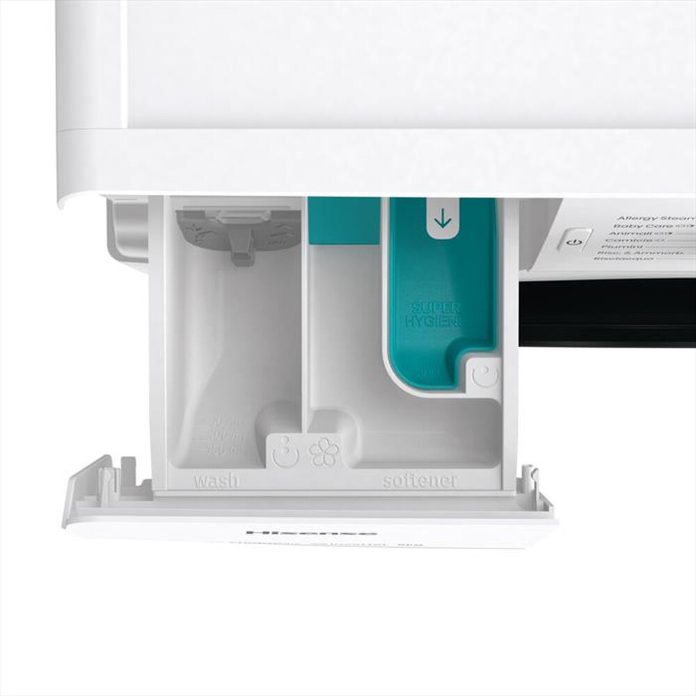 "HISENSE - Lavatrice WF3V842BW 8 Kg Classe A-Bianco/Nero"