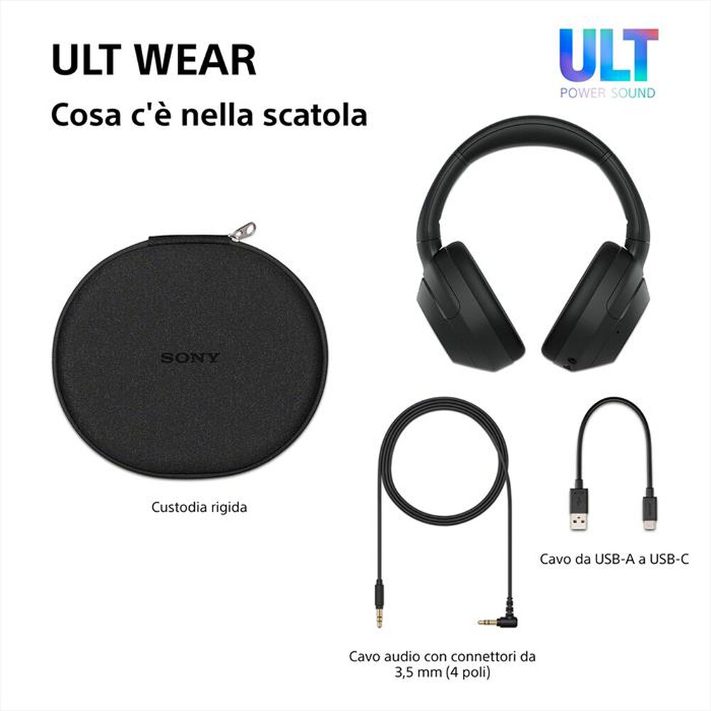 Immagine del prodotto SONY - Cuffie a padiglione chiuso WHULT900NW.CE7-Bianco