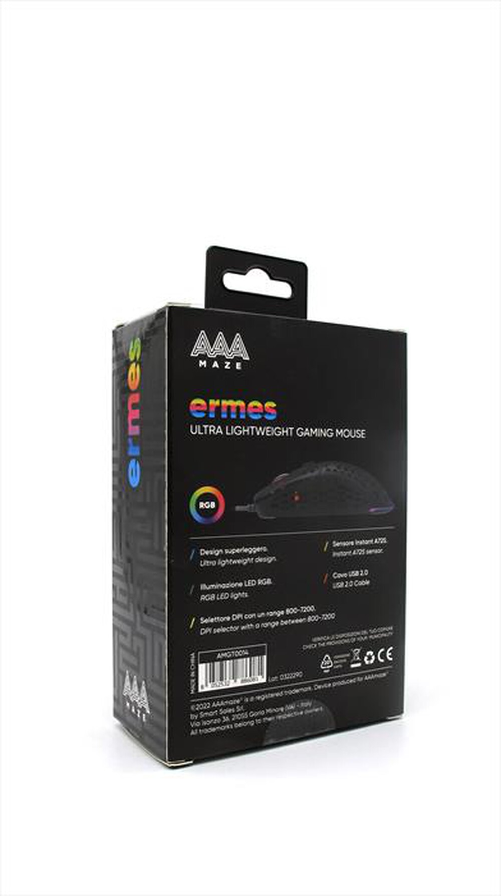 "AAAMAZE - MOUSE GAMING GM-818  AMGT0014-NERO"
