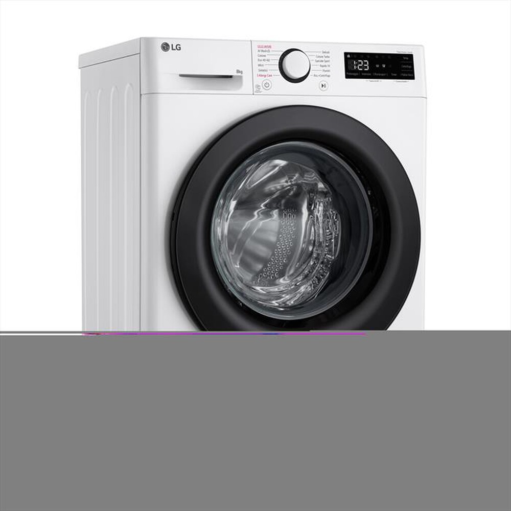 "LG - Lavatrice AI DD R3 F2R3S08NSWB 8kg Classe A-Bianco"