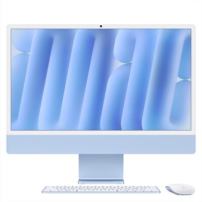 APPLE - iMac Retina 24" 4.5K M4 Core 8 CPU 8 GPU 256GB-Blu