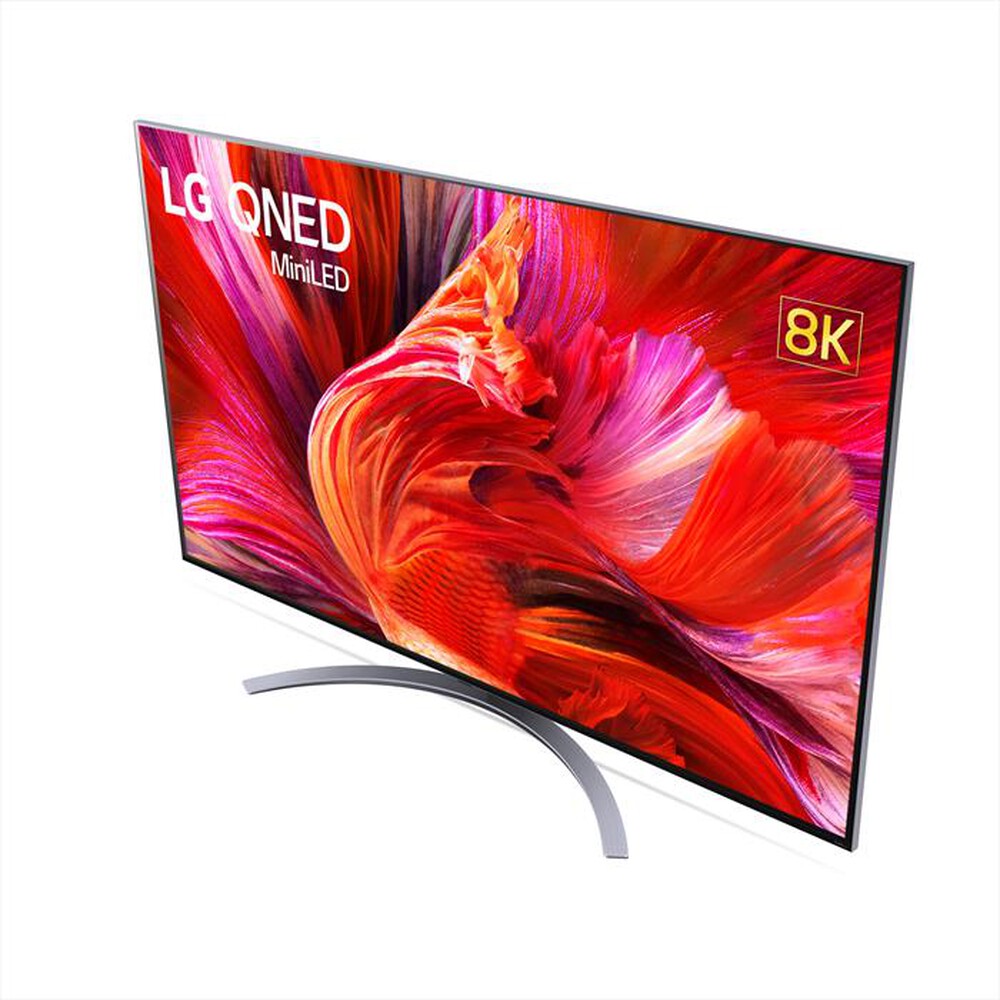 "LG - Smart TV QNED 8K 75\" 75QNED966PA-Dark Steel Silver"