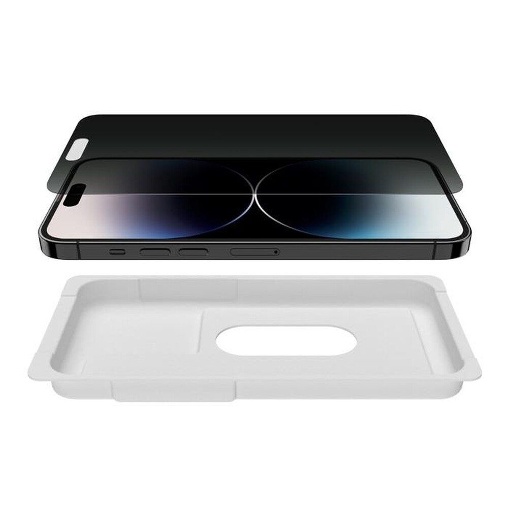 "BELKIN - VETRO TEMPEREDGLASS PRIVACY PER IPHONE PRO MAX-VETRO SCURO"