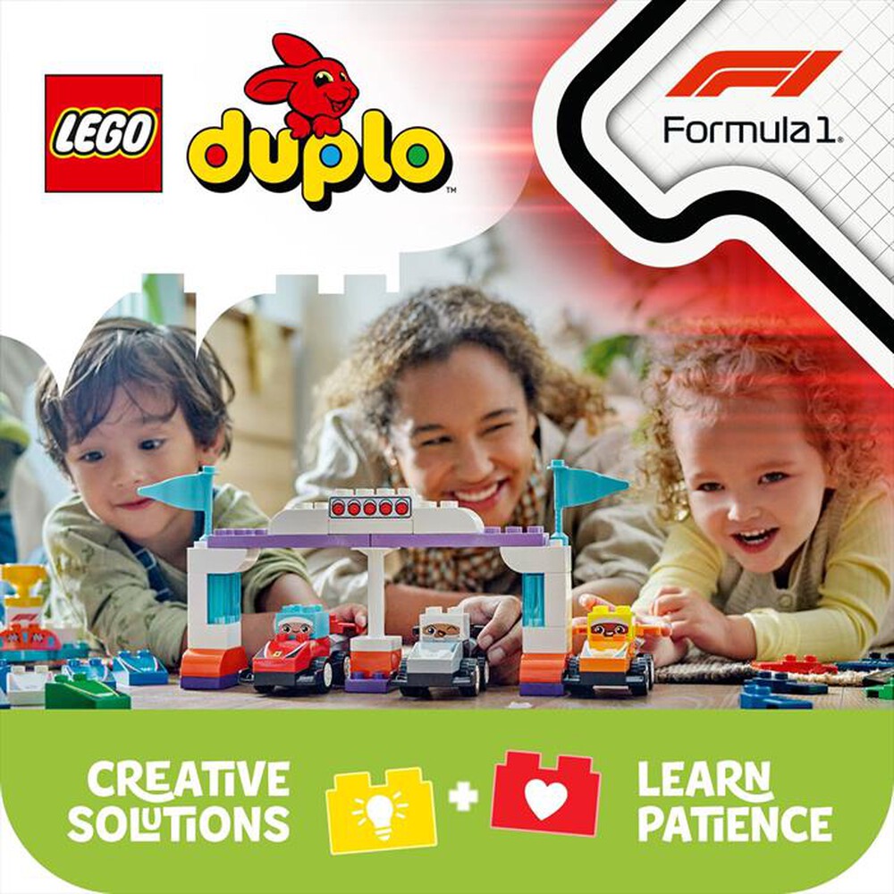 Immagine del prodotto LEGO - DUPLO Town Auto da corsa e piloti Team F1® 10445