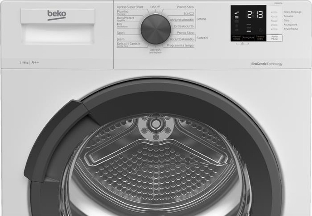 "BEKO - Asciugatrice EDR927A - 9 Kg - A++-Bianco / Antracite"