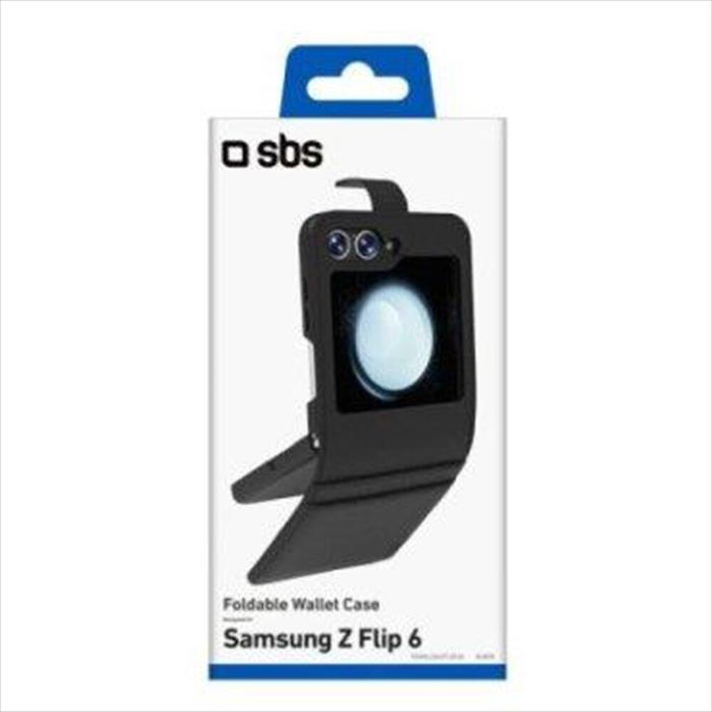 "SBS - Cover TEWALSAZFLIP6K per Samsung Z Flip 6-Nero"