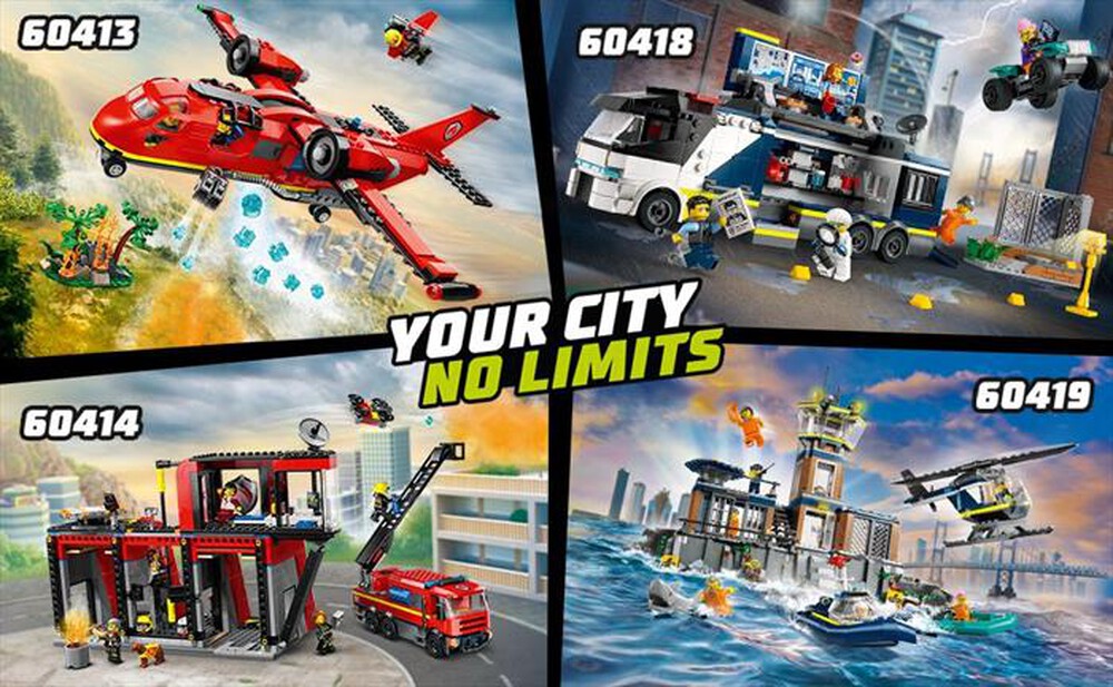 Immagine del prodotto LEGO - CITY Fire Caserma dei pompieri e autopompa 60414