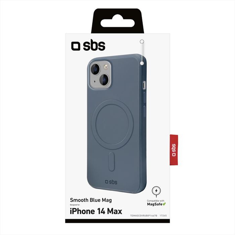 "SBS - Cover TEMAGCOVRUBIP1467B per iPhone 14 Plus-Blu"