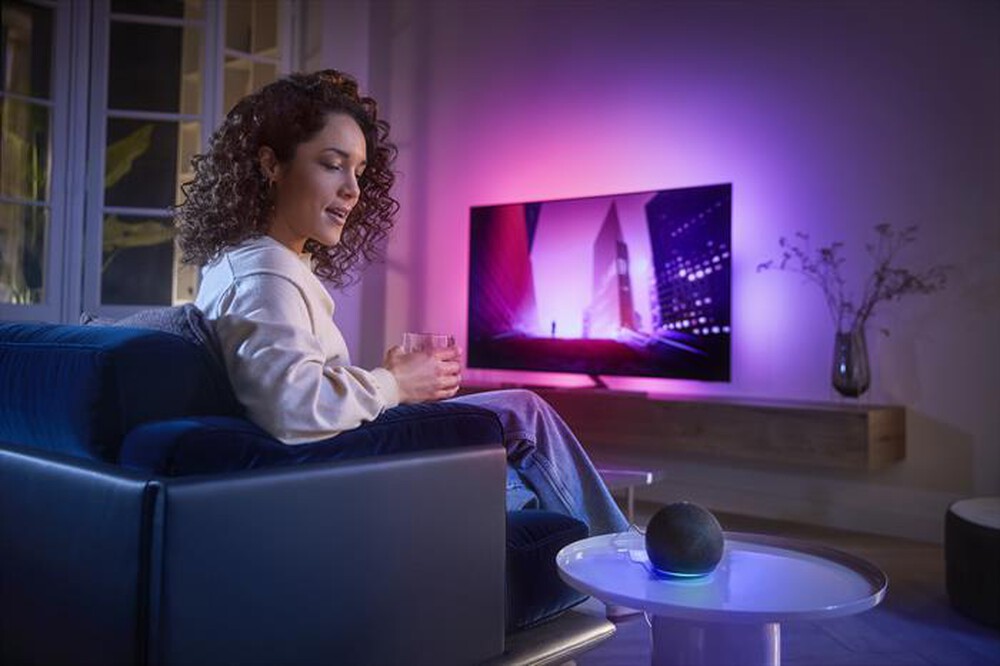 "PHILIPS - SMART TV OLED AMBILIGHT 4K 55\" 55OLED856/12-Black"