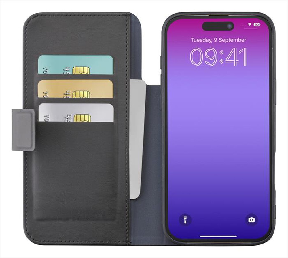 Immagine del prodotto CELLULARLINE - Custodia a libro BOOK AGENDA per IPHONE 17 PRO MAX-Nero