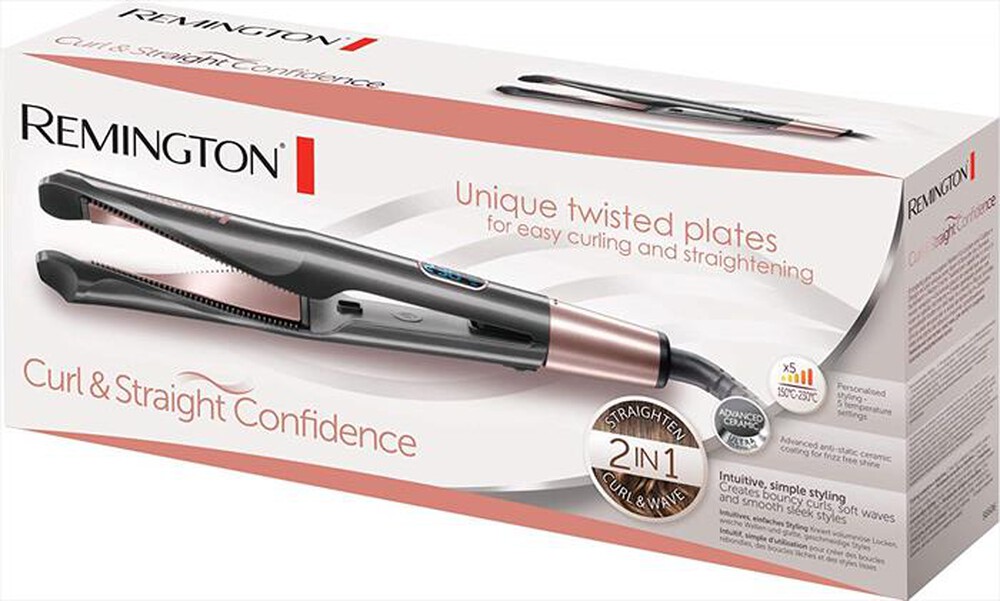 "REMINGTON - S6606-grigio scuro/rosa"