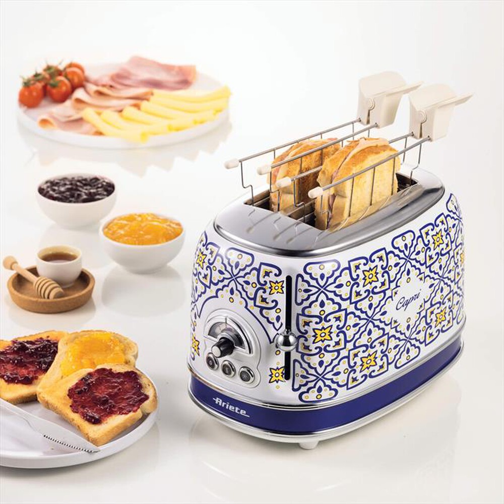 "ARIETE - 0155/0C TOSTAPANE 2 FETTE CAPRI-Multicolore"
