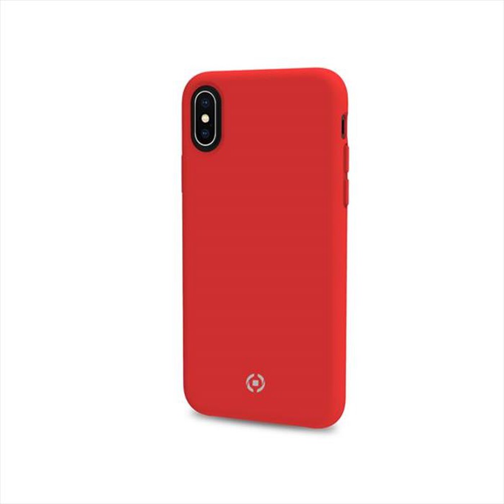 "CELLY - COVER PER IPHONE XS MAX-Rosso/Silicone"