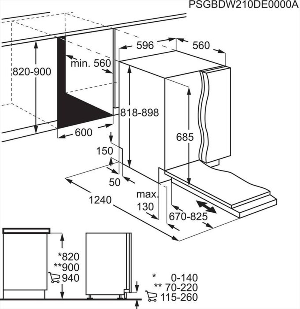 Immagine del prodotto ELECTROLUX - Lavastoviglie EES68605L Classe A 14 coperti