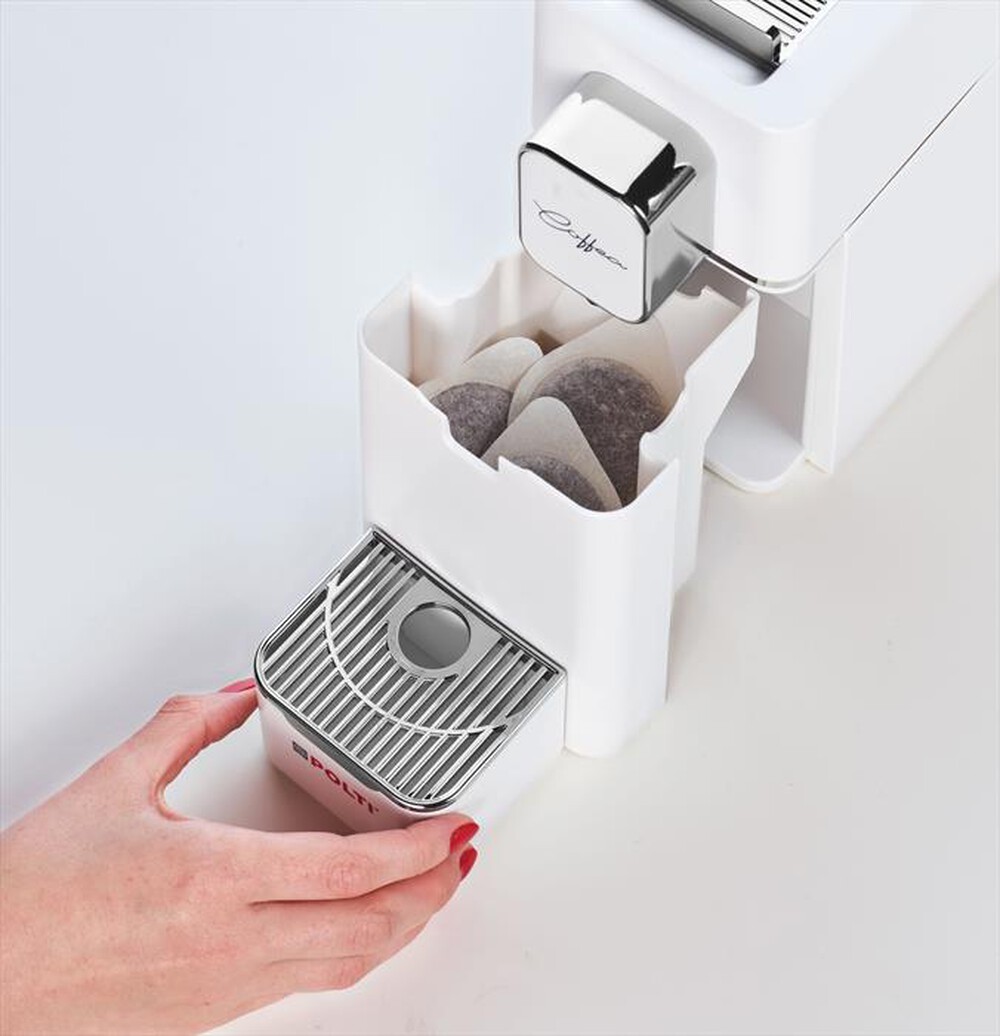 "POLTI - Macchina da caffè Coffea S15W + 54 CIALDE-Bianco"