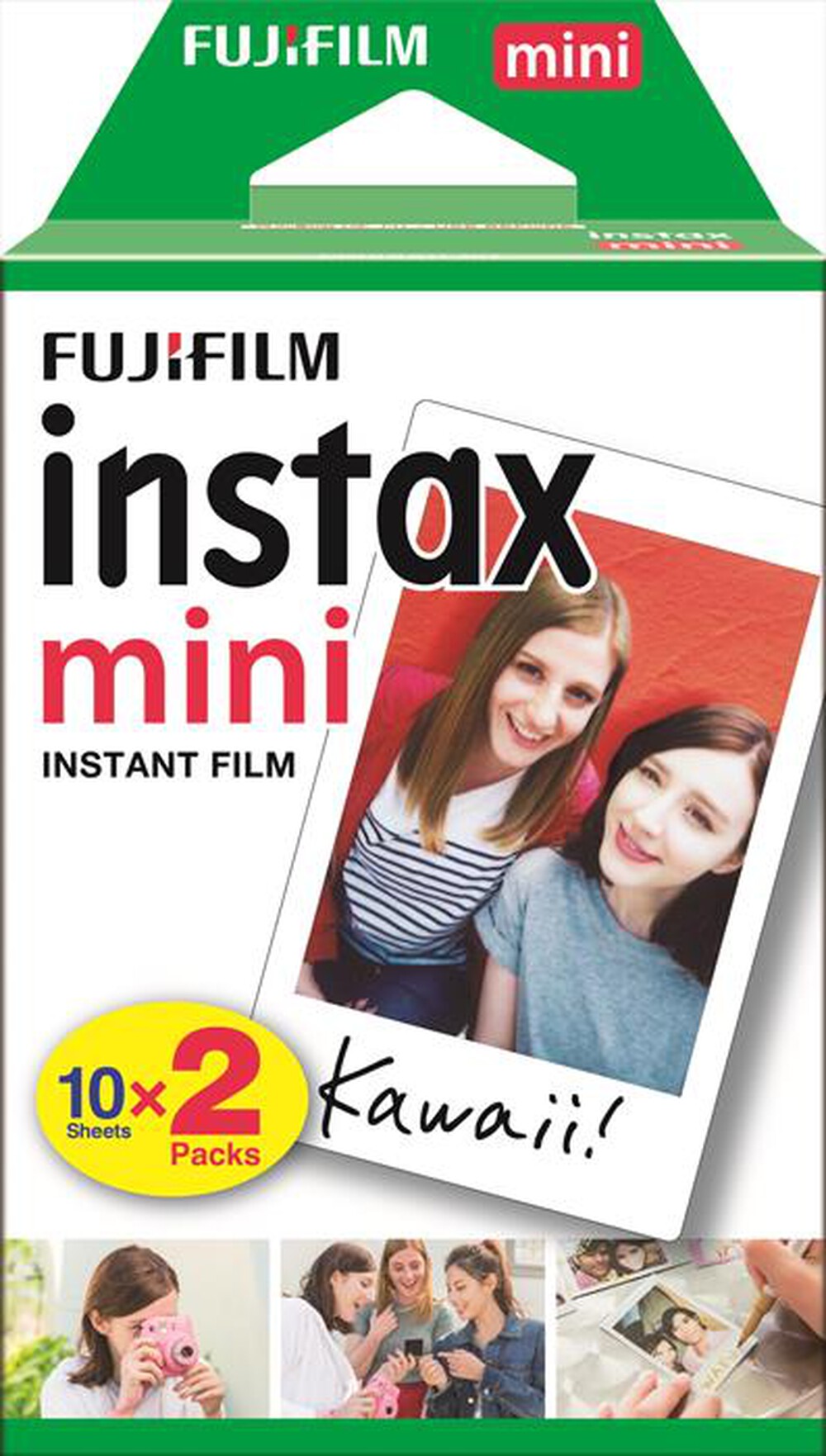 Immagine del prodotto FUJI - INSTAX MINI EU 2 GLOSSY(10X2/PK)-BIANCO