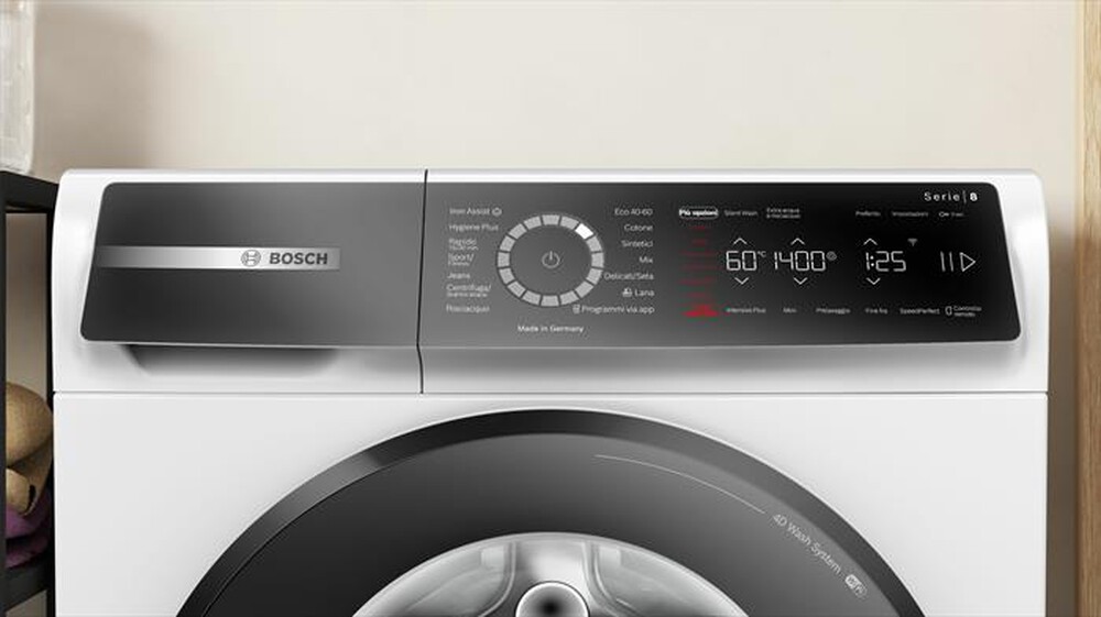 Immagine del prodotto BOSCH - Lavatrice Serie 8 WGB24400IT 9Kg 1400g/m Classe A-Bianco