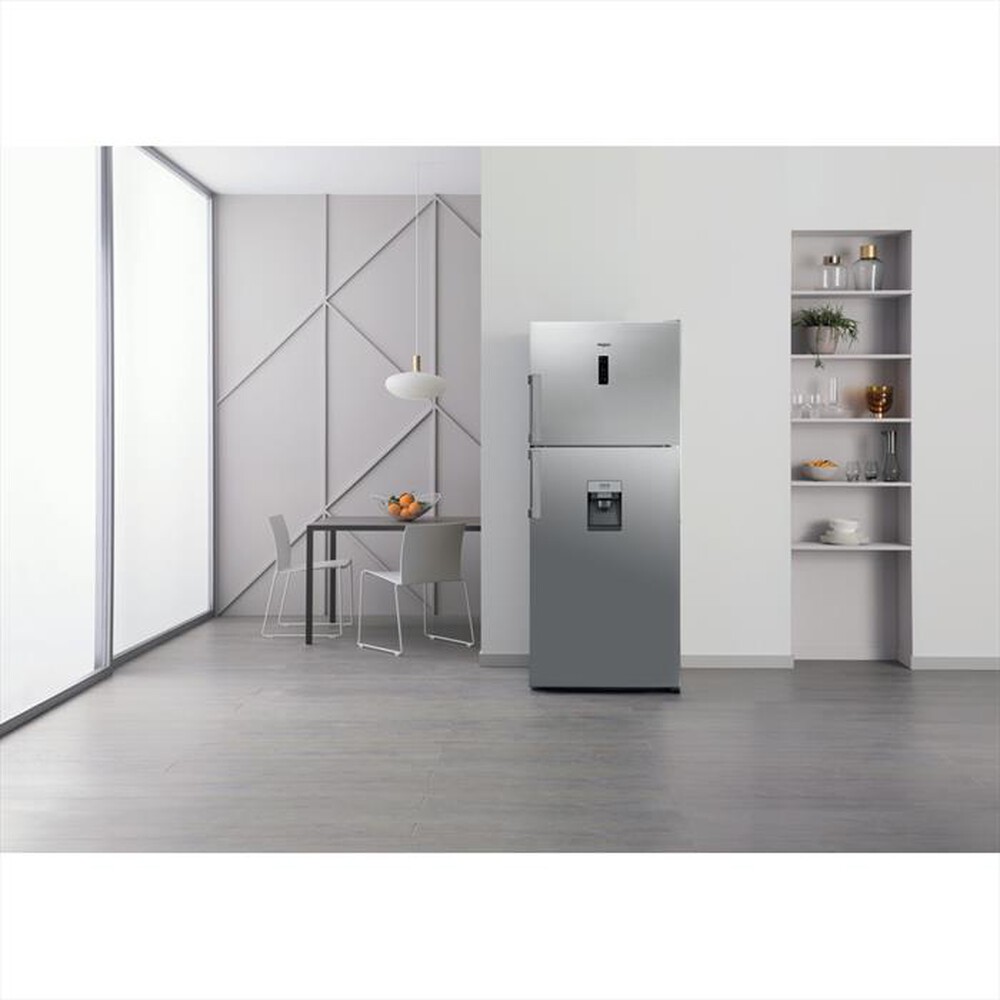 "WHIRLPOOL - Frigorifero 2 porte WT70E 831X AQUA Classe F 435lt"
