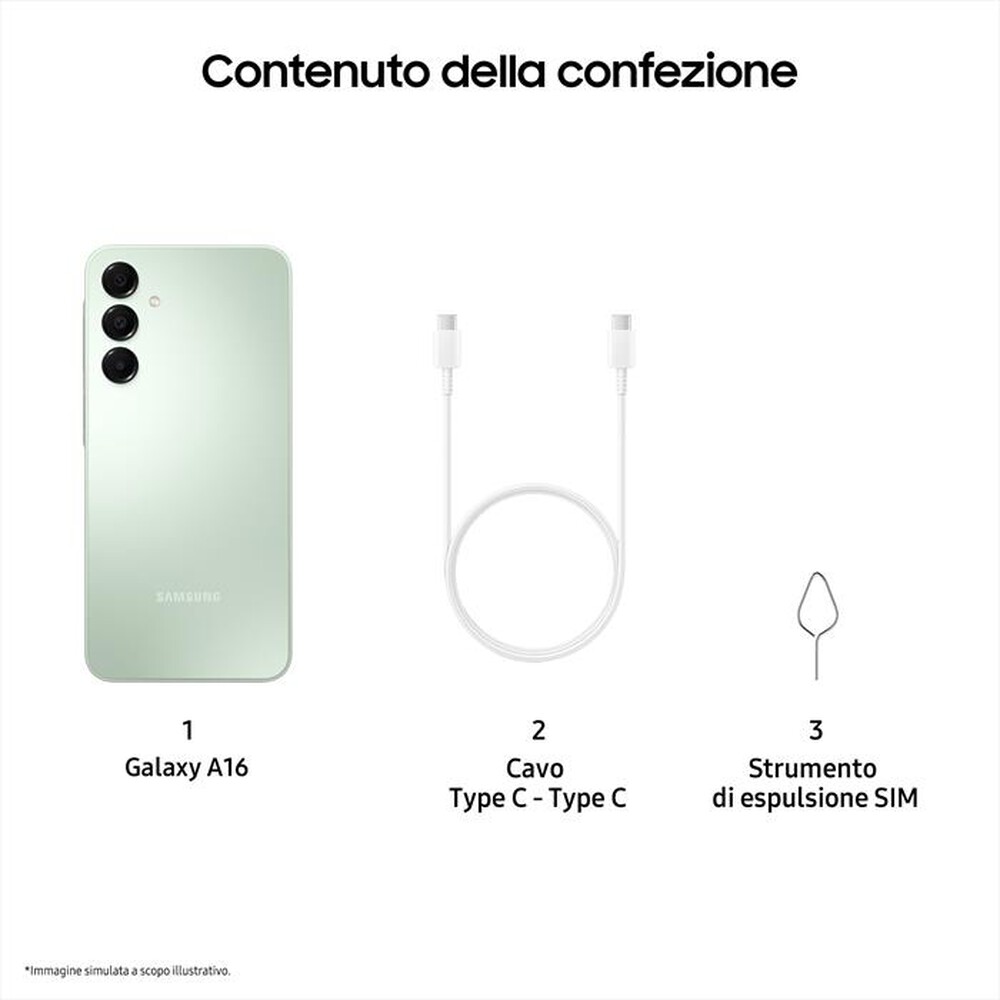 "SAMSUNG - GALAXY A16-Light Green"